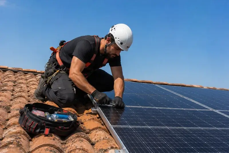 Maintenance et monitoring de panneaux solaires à Voreppe