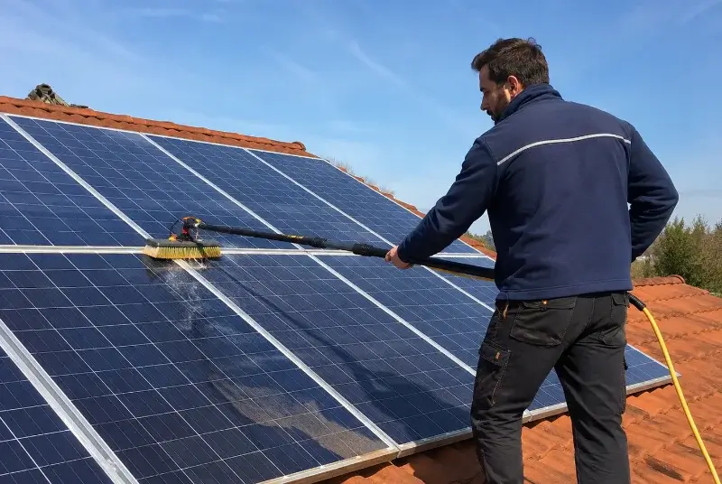 Nettoyage et entretien de panneaux solaires à Voreppe
